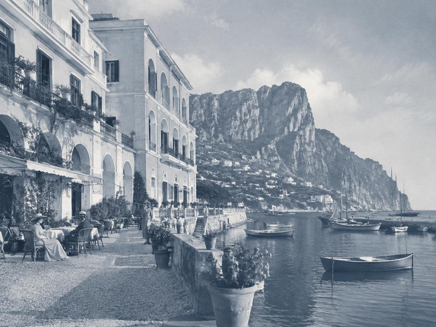 Marina Grande in una fotografia d’archivio