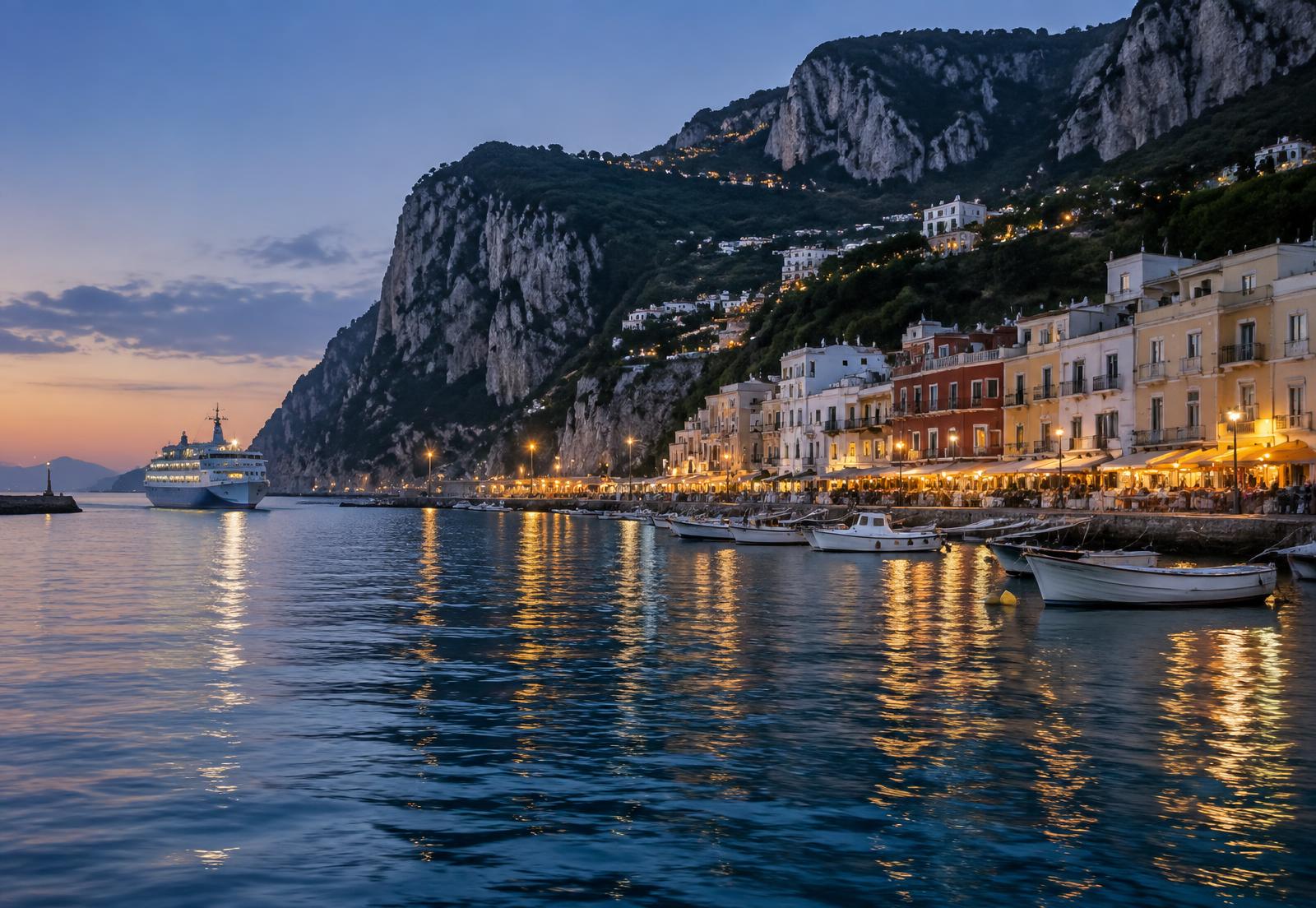 Marina Grande al crepuscolo